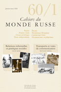 Cahiers du monde russe 60/1